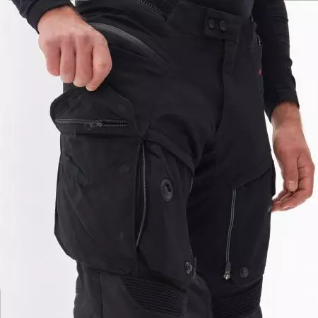 Rebelhorn Range tekstilne motociklističke hlače, crne M-6