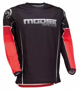 Sweat-shirt Moose Racing Qualifier cross enduro noir et rouge L-1
