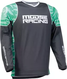 Moose Racing Qualifier cross enduro mikina černá/zelená 5XL - 2910-6965