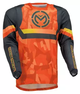 Moose Racing Sahara cross enduro sweatshirt sort og orange 2XL - 2910-7226