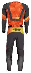 Moose Racing Sahara camisola de enduro cruzado preta e laranja S-2