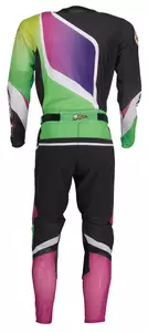 Moose Racing Sahara camisola de enduro cruzado verde-púrpura 2XL-2