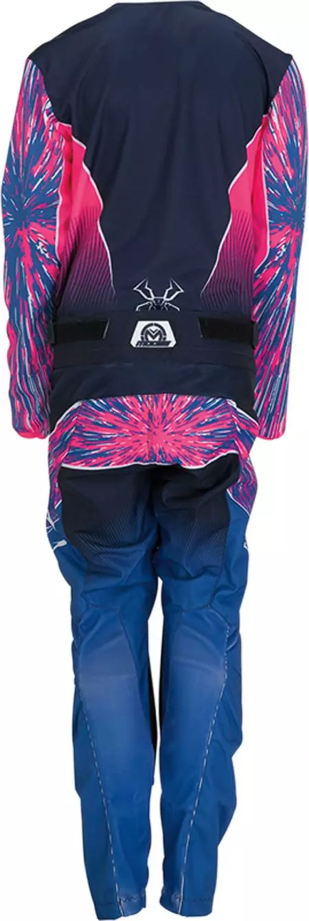 Moose Racing Agroid cross enduro-tröja för ungdomar svart och rosa L-3