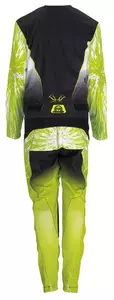 Moose Racing Agroid fekete-zöld ifjúsági cross enduro pulóver XL