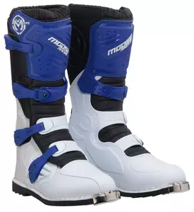 Moose Racing Qualifier MX motociklininko batai baltos ir mėlynos spalvos 10 - 3410-2611