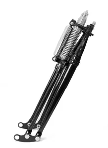 Amortecedor de suspensão dianteira Classic Bike 25,4 mm preto-2
