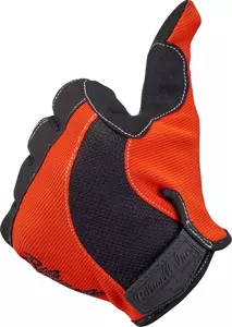 Biltwell Moto Motorradhandschuhe schwarz und orange L-5