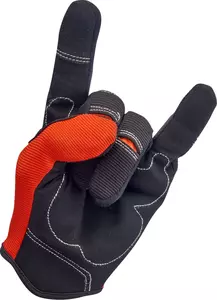 Biltwell Moto Motorradhandschuhe schwarz und orange L-6