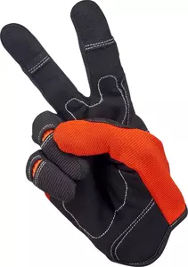 Rękawice motocyklowe Biltwell Moto czarno-pomarańczowe L-8