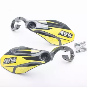AVS Racing garde-mains vélo alu jaune - PM105-13