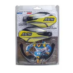 AVS Racing chrániče rukou na kolo alu žluté-2