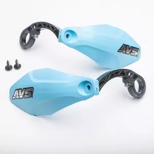 AVS Racing kerékpár kézvédők kék műanyagból - PM102