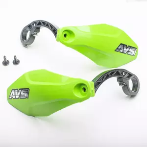 AVS Racing kerékpár kézvédők zöld műanyagból - PM104