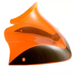 Motorkerékpár szélvédő Klock Werks Flare narancssárga - KWW-01-0623