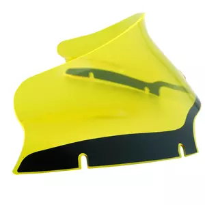 Motorkerékpár szélvédő Klock Werks Flare sárga - KWW-01-0629