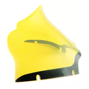 Motorkerékpár szélvédő Klock Werks Flare sárga - KWW-01-0634