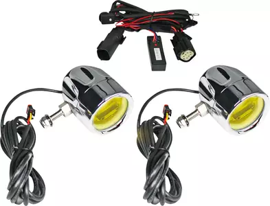 Custom Dynamics LED valgusfoor kollane kroom-2