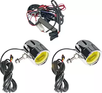 Custom Dynamics LED lightbar yellow chrome-2