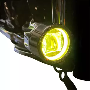 Barra de luzes LED Custom Dynamics amarela preta-3