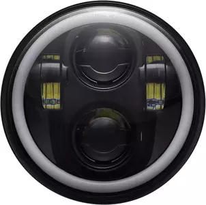 Lampa przód Halo LED Custom Dynamics czarna - CD-575-H-B