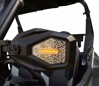 Custom Dynamics SXS backspeglar med blinkers svart matt-5