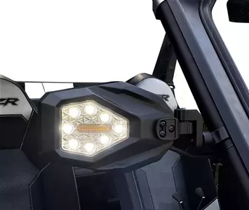 Custom Dynamics SXS backspeglar med blinkers svart matt-6