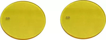 Lentes de faros antiniebla Custom Dynamics amarillas - PB-FOG-LENS-Y