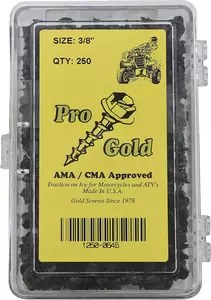 Enduro Cross ATV Quad 3/8 Pro Gold Ice Screws borchie per pneumatici 250 pz.-2