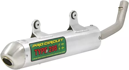 Tłumik typ 296 Pro Circuit aluminium-stal nierdzewna  - 13101430