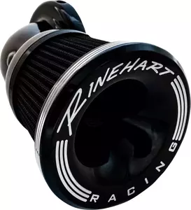 "Rinehart Racing" apverstos serijos oro filtras 90 laipsnių kampu juodas-1