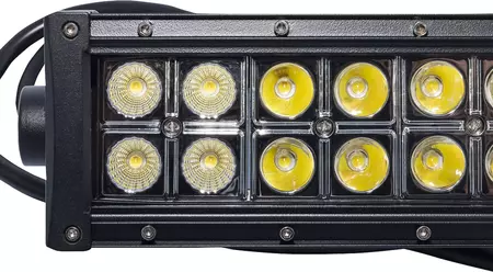 Rivco Products Lampă frontală suplimentară cu LED-uri cu halogen de 107 cm cu două culori-3