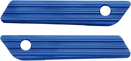 Pokrywy zawiasów sakw Saddlebag Arlen Ness niebieskie - 03-604