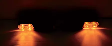 Arlen Ness orange blinklys, der kan skrues på, sort-2