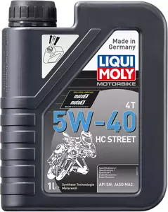 Moottoriöljy Liqui Moly HC Street 5W40 1 l - 20750