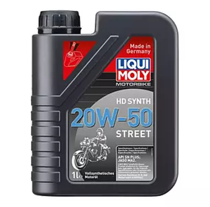 Liqui Moly Street HD 20W50 4T Synteettinen moottoriöljy 1 l - 3816