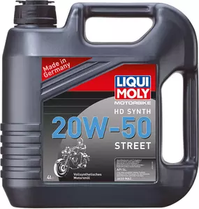 Liqui Moly Street HD 20W50 4T Synteettinen moottoriöljy 4 l - 3817