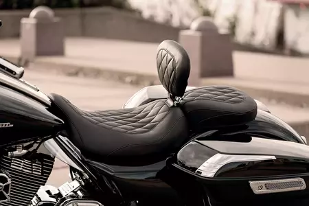 Mustang scaun Diamond Tripper din piele sintetică negru-2