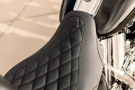 Siedzenie Mustang Synthetic Leather Diamond Tripper czarne-4