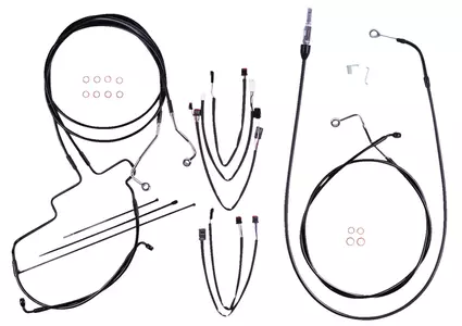 Cablu de direcție Magnum XR și set de cabluri negru - 4861192