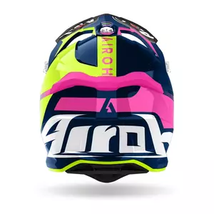 Airoh Strycker Blazer Blauw/Roze Gloss XS enduro motorhelm-2