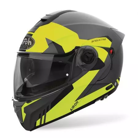 Airoh Specktre Clever Amarillo Mate XS casco de moto mandíbula-1