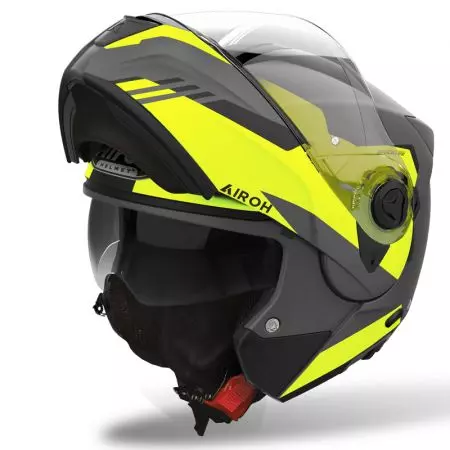Airoh Specktre Clever Amarillo Mate XS casco de moto mandíbula-2