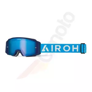 Airoh Blast XR1 Blue Matt Motorradbrille Blau verspiegelte Scheibe (1 Scheibe enthalten)-3