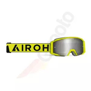 Airoh Blast XR1 Yellow Matt Motorcycle Goggles Silver Mirrored linse (1 linse medfølger)-2