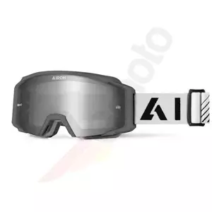 Gafas de moto Airoh Blast XR1 Gris Oscuro Mate Lente plateada espejada (1 lente incluida)-1