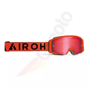Airoh Blast XR1 Orange Matt Motorradbrille Rot Verspiegeltes Glas (1 Glas enthalten)-2
