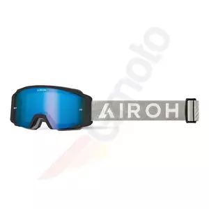Airoh Blast XR1 Schwarz Matt Motorradbrille Blau Verspiegeltes Glas (1 Glas enthalten)-2
