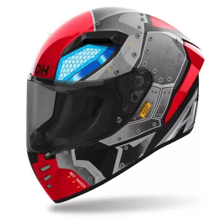 Casque moto intégral Airoh Connor Bot Gloss M-1