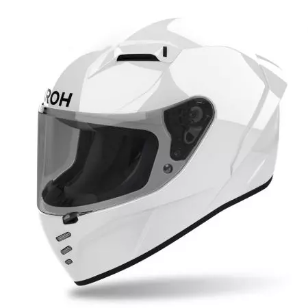 Casque moto intégral Airoh Connor White Gloss XS - CN-14-XS