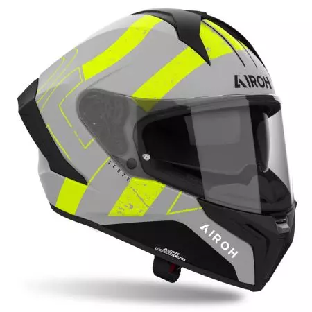 "Airoh Matryx Scope Yellow Matt L" integruotas motociklininko šalmas-2